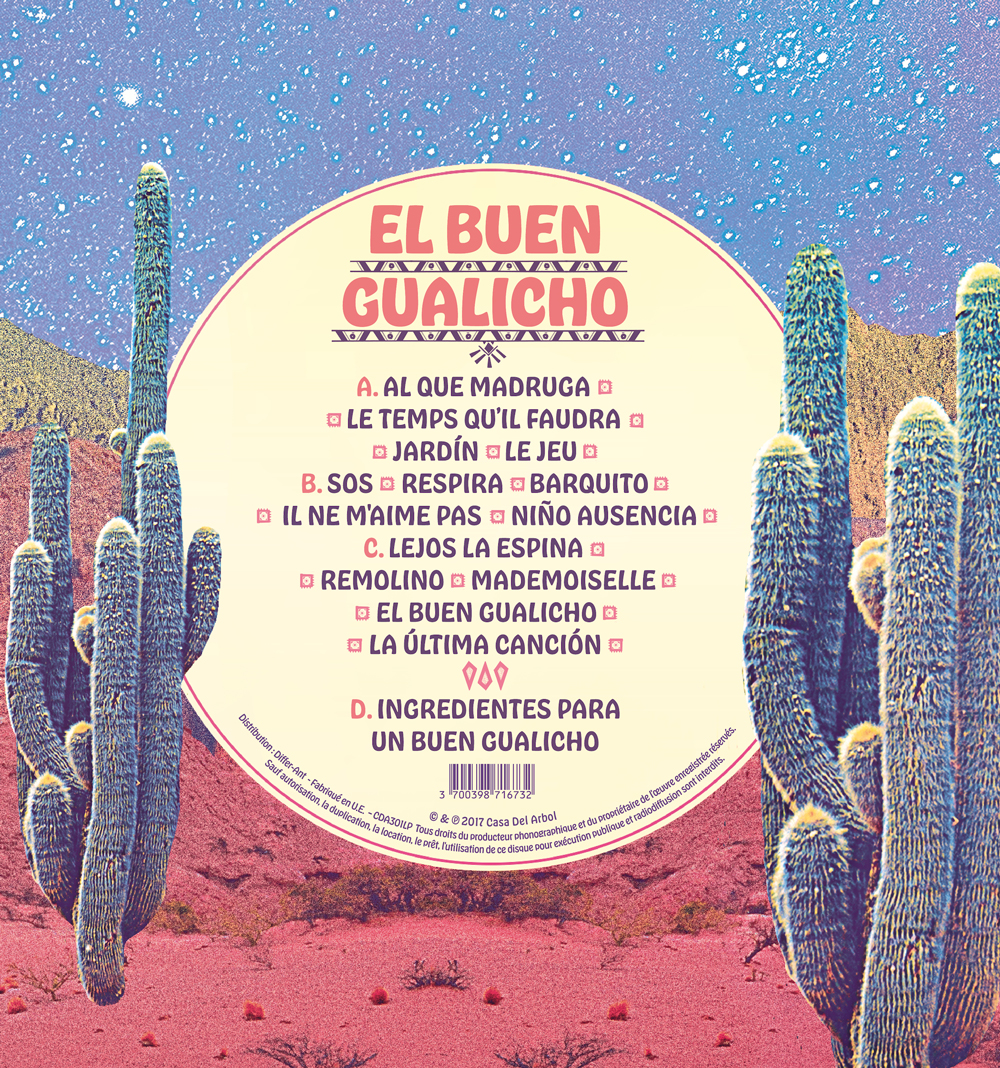 Pochette officielle de l'album "El Buen Gualicho" de Natalia DOCO